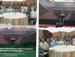 Dishut Kalteng Hadiri Penandatanganan Consent FPIC/PADIATAPA untuk Restorasi Ekosistem Gambut