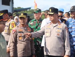 Gubernur Babel dan Kapolda Tinjau Arus Mudik di Tanjung Kalian, Kapolres Pradana Aditya Nugraha Dampingi