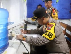 Pastikan Pengamanan Optimal, Kapolres Langkat Cek Pos PAM II Bukit Lawang