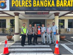 Kapolres Bangka Barat Terima Piagam Apresiasi Jasa Raharja, Angka Kecelakaan Turun 18,8 Persen