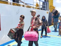 Saka Bhayangkara Binaan Polres Bangka Barat Jadi Garda Kemanusiaan di Operasi Ketupat 2026