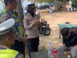 Tiga Pantai di Bangka Barat Dipadati Wisatawan, Kapolres Turun Ingatkan Pengawasan Anak dan Barang Bawaan