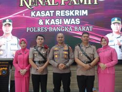 Kapolres Bangka Barat Pimpin Mutasi Kasatreskrim dan Kasiwas, Tegaskan Kebutuhan Organisasi