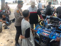 Selama Libur Idulfitri 1447 H, Personel Polsek Pasaman Berikan Imbauan Kamtibmas di Objek Wisata Pantai Sasak