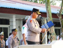 Kapolres Langkat Pimpin Upacara di SMAN 1 Stabat, Tekankan Disiplin, Anti Narkoba dan Bijak Bermedsos