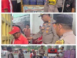 Tim Dari Polres Pasbar dan Polsek Pasaman Lakukan Pengecekan di Spbu Terkait Pembelian BBM Bersubsidi Jenis Bio Solar Untuk Nelayan di SPBU Nagari Sariak Pasbar