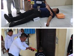 Polres Pasaman Barat Gelar Rekonstruksi, Pelaku Peragakan 36 Adegan Pembunuhan Dan Pencurian Di Koto Balingka