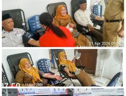 Pengurus PMI Kec.Galang selenggarakan Donor darah kemanusiaan memperingati Hari Kartini dan menyambut Hardiknas 2026