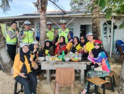 Polres Bangka Barat Hadir di Pantai, Pendekatan Humanis Jadi Perhatian Wisatawan