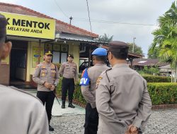 Kapolres Bangka Barat Sidak Polsek Mentok, Disiplin hingga Sarpras Jadi Sorotan