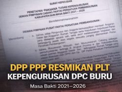 La Lidu Buton Ditunjuk sebagai Plt Ketua DPC PPP Buru, SK DPP Terbit 31 Maret 2026