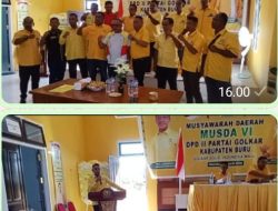 M. Rum Soplestuny Kembali Pimpin Golkar Buru 2025-2030, Jaidun Sa’anun Nyatakan Mundur