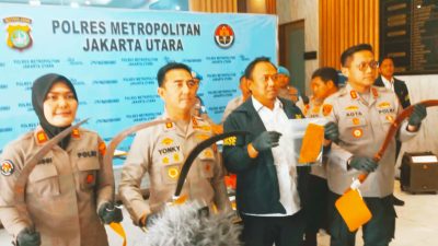Polres Metro Jakarta Utara Ungkap 15 Kasus Kriminal, 26 Tersangka Diamankan