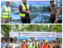 Pemkab Deli Serdang Tata Kawasan Pedagang, UMKM Central Resmi Dibangun