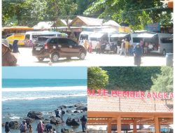Libur Akhir Pekan, Ribuan Wisatawan Padati Pantai Menganti Kebumen, Pengunjung Asal Banyumas: Pemandangannya Luar Biasa