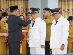 Bupati Nias Selatan Lantik Pj. Sekda dan Pejabat Struktural serta Fungsional