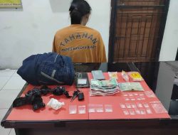Ibu Rumah Tangga di Parittiga Ditangkap, Polres Bangka Barat Amankan 23 Paket Sabu