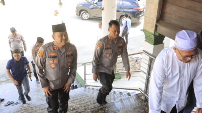 Pererat Silaturahmi dengan Ulama, KA SPN Polda Sumut dan Kapolres Langkat Kunjungi Madrasah Tuan Guru Besilam