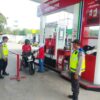Guna Menjaga Keamanan Wilayah, Polsek Padang Tualang Rutin Melaksanakan Patroli Obyek Vital Pada SPBU