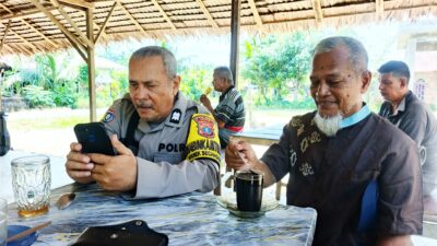 Bhabinkamtibmas Polsek Secanggang Laksanakan DDS dan Silaturahmi Bersama Warga, Ajak Jaga Kamtibmas.