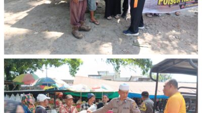 Jumat Berkah Polsek Kuala, Berbagi Nasi Kotak Sambil Pererat Kedekatan dengan Masyarakat