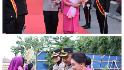 Momen Pisah Sambut Kapolres Langkat, AKBP David Triyo Ucapkan Terima Kasih Selama Menjabat